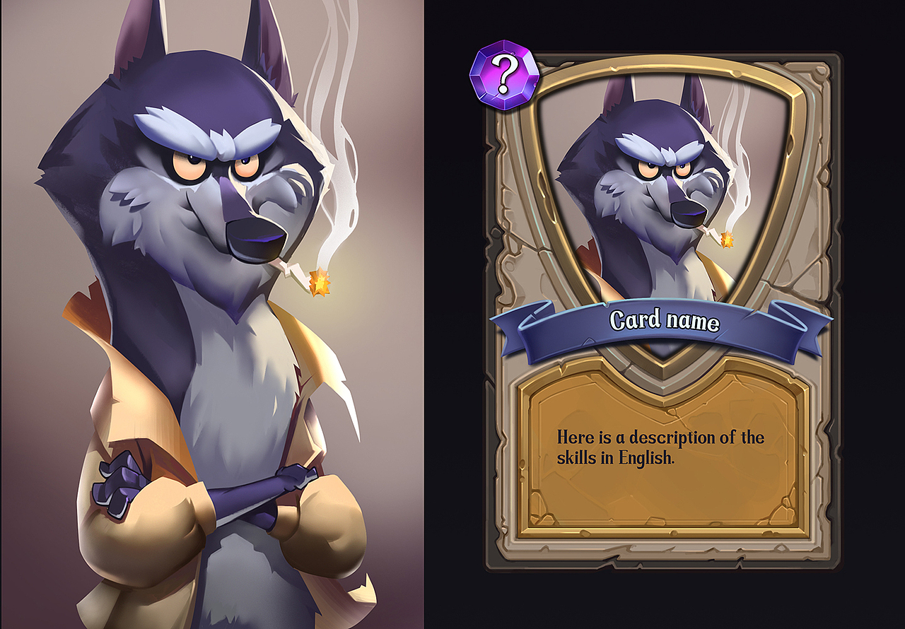 狼人杀卡牌（图ZMTU1ODIyNzIw） - 游戏原画 - 站酷设计师disneylb原创素材 - 站酷ZCOOL