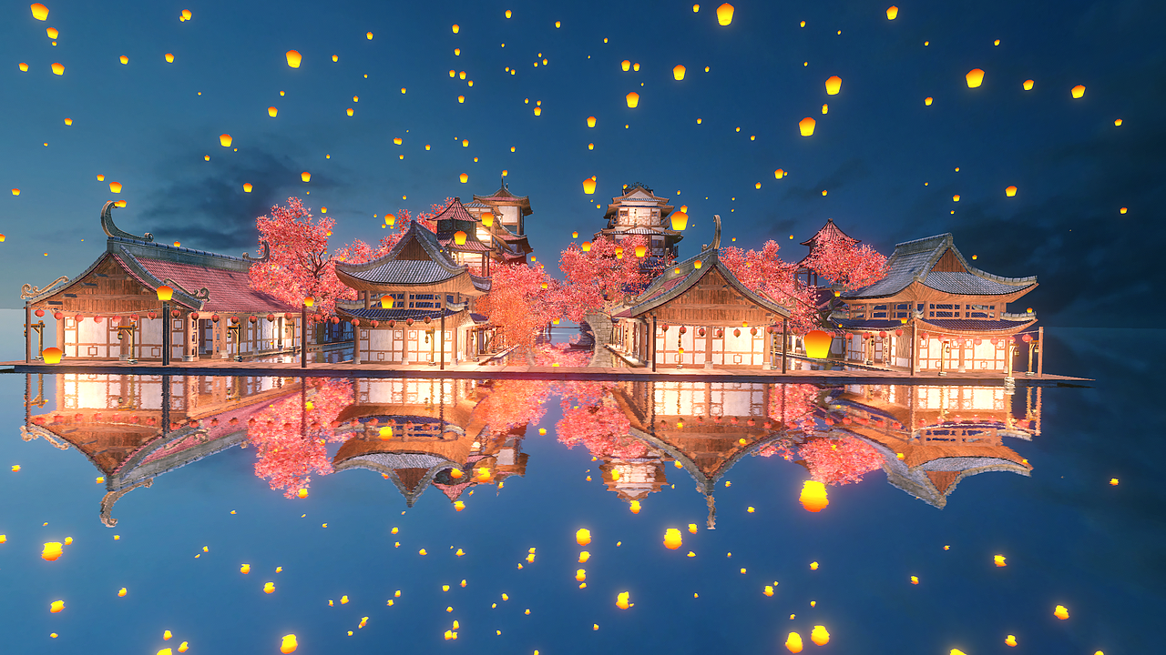 概念设计｜枫桥天街（图ZMTg0MzY5NDM2） - 场景 - 站酷设计师惊笛原创素材 - 站酷ZCOOL