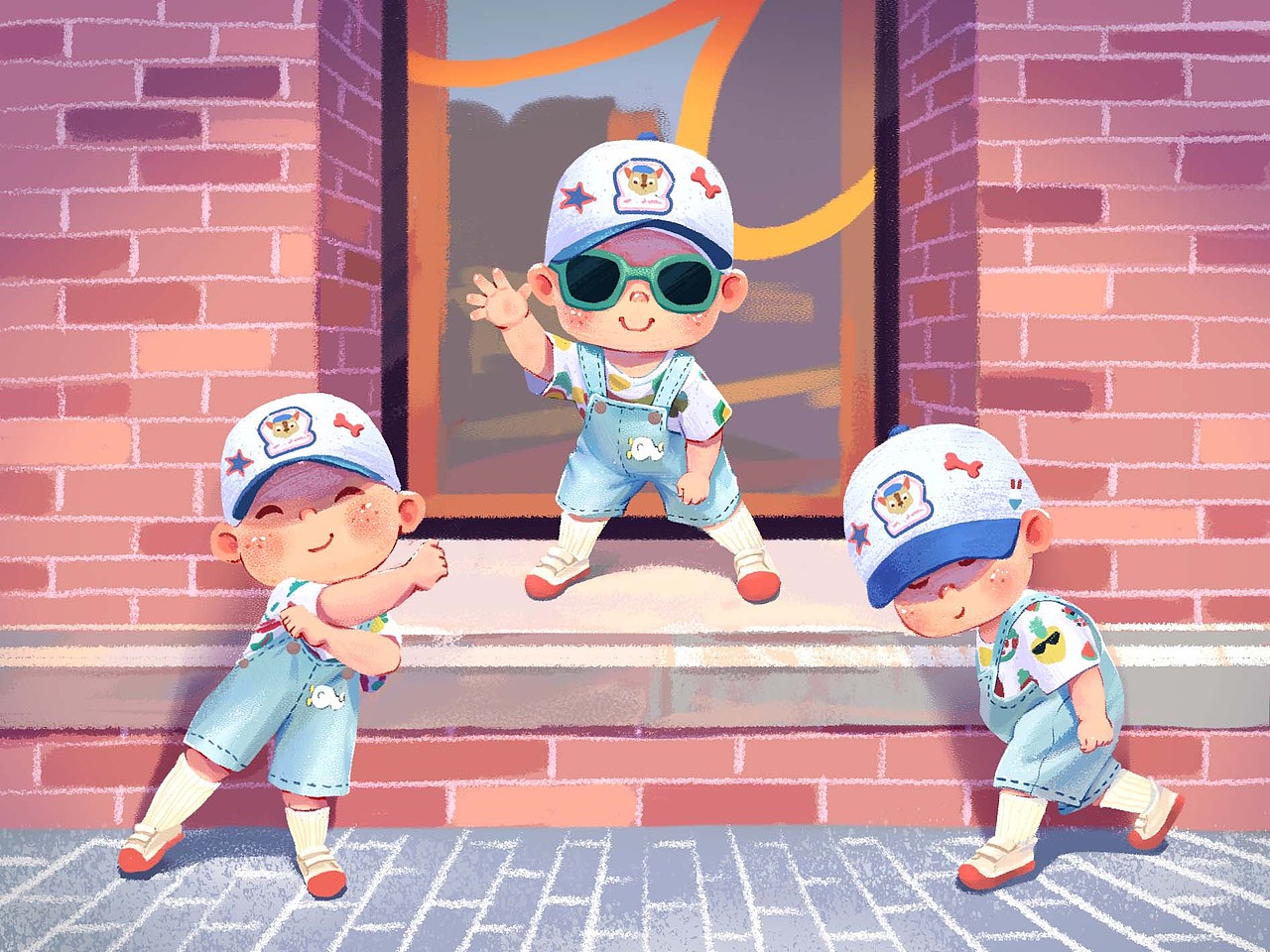 寶寶的系列插畫（圖ZMjg1NzY3OTQ4） - 兒童插畫 - 站酷設(shè)計師叮小萱原創(chuàng)素材 - 站酷ZCOOL