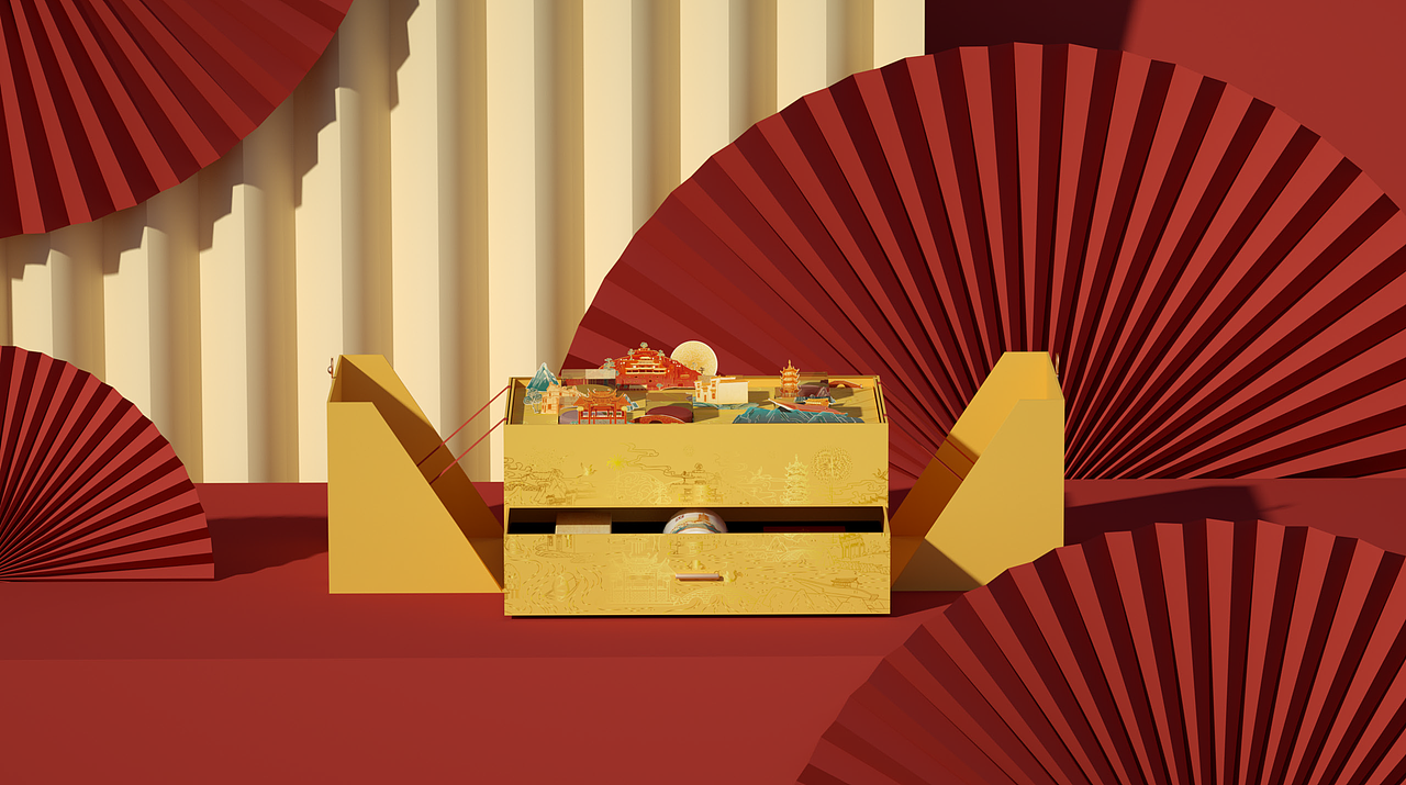 《 湖上升明月 》包装设计 礼盒设计