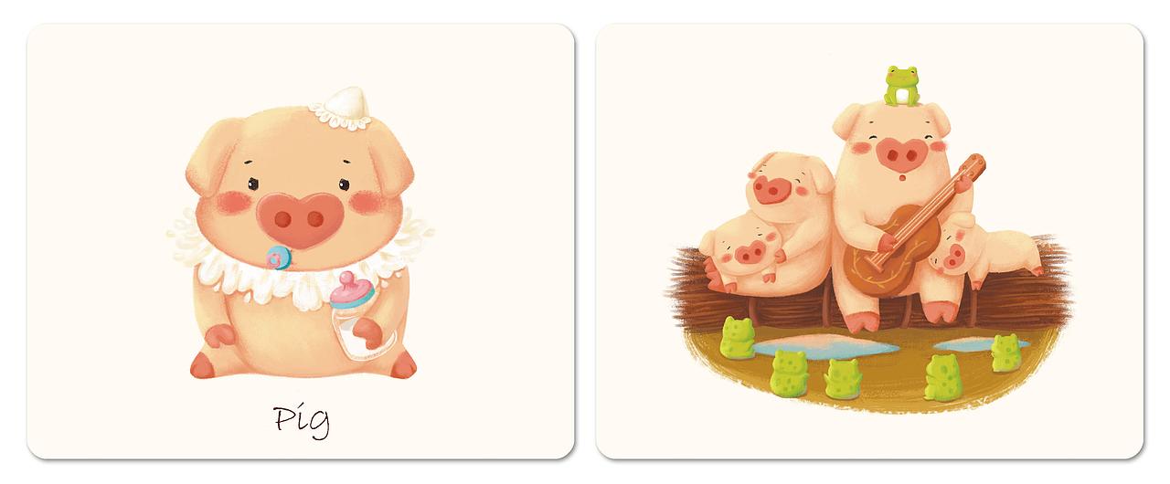 儿童认知卡片设计（图ZMTM2MDU3NzA0） - 儿童插画 - 站酷设计师大鳗君DMJ原创素材 - 站酷ZCOOL