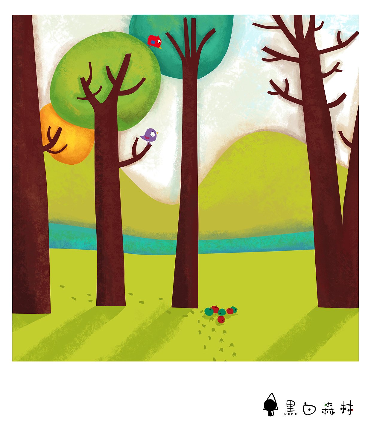 森林里的童话故事会|插画|儿童插画|跳跳跳鸭 - 原创作品 - 站酷 (ZCOOL)