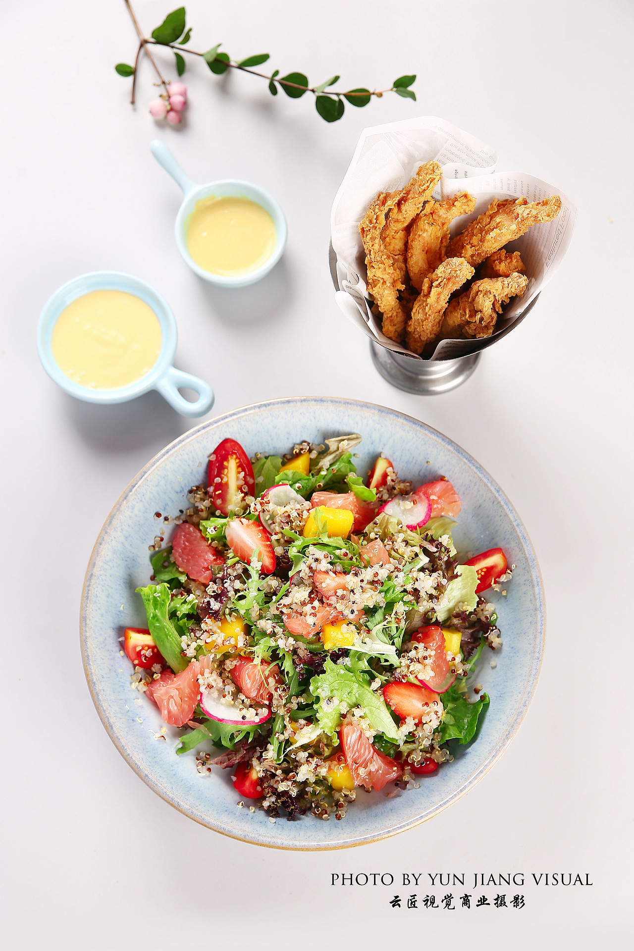 简餐轻食健身餐牛排高端美食