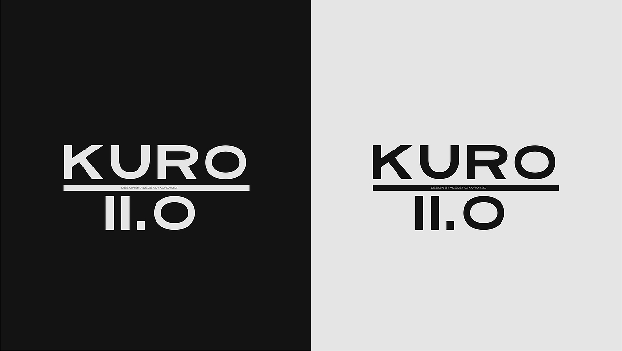 KURO 服装品牌 Brand design