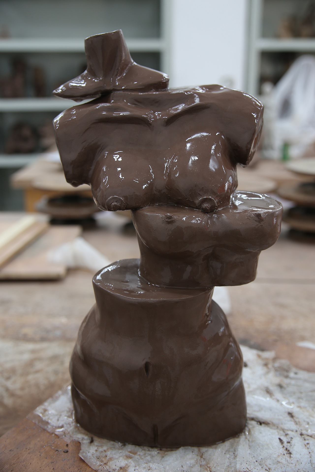 大型陶艺作品——禅境(综合)(大二上学期作品)