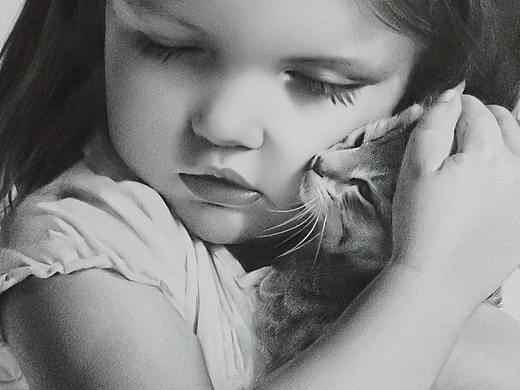 EveXu-童真-素描-《小天使》