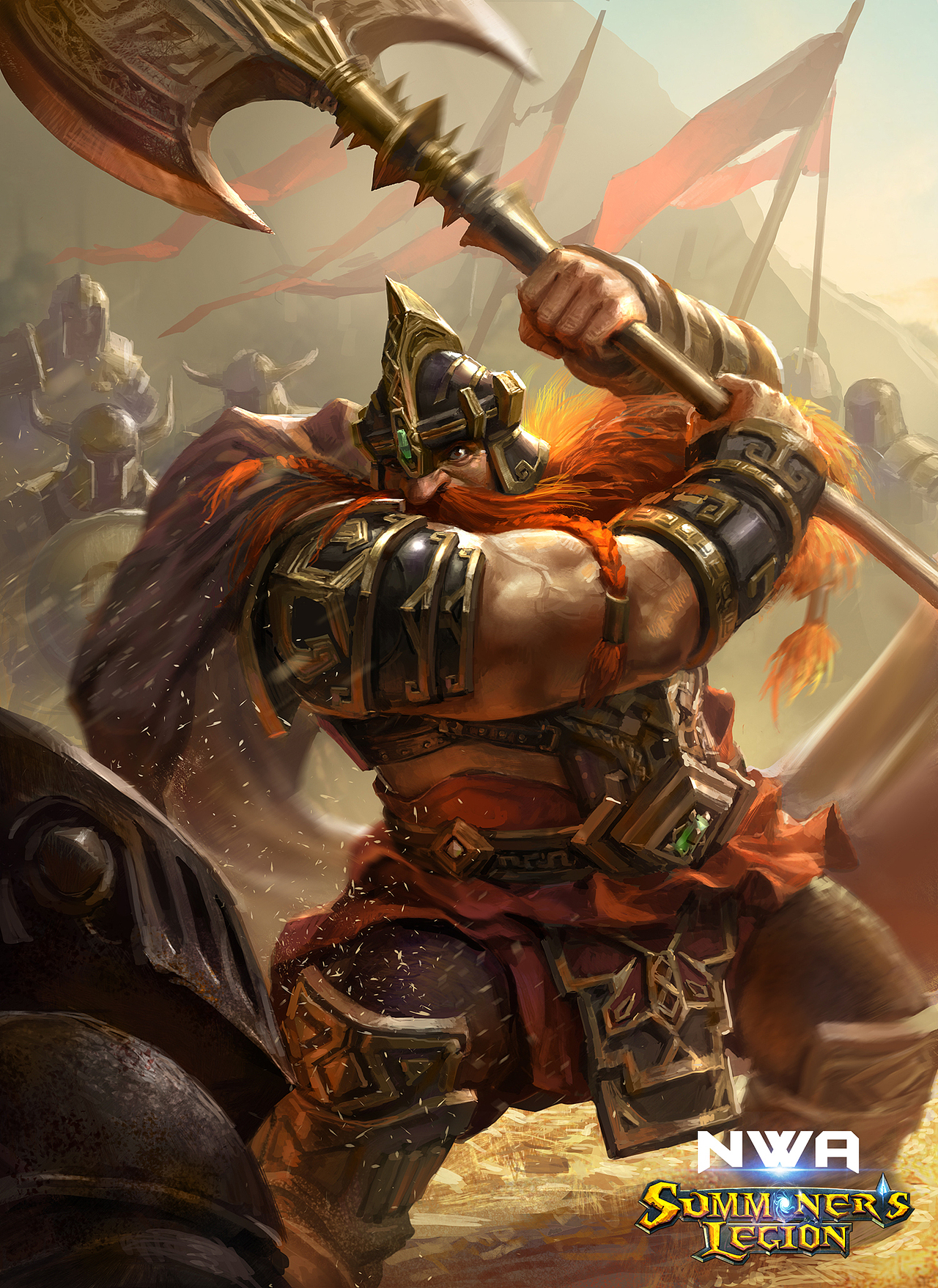NWA Summoner's Legion 卡牌插画（图ZMjQwMTU4NTY=） - 商业插画 - 站酷设计师QueenStudios原创素材 - 站酷ZCOOL