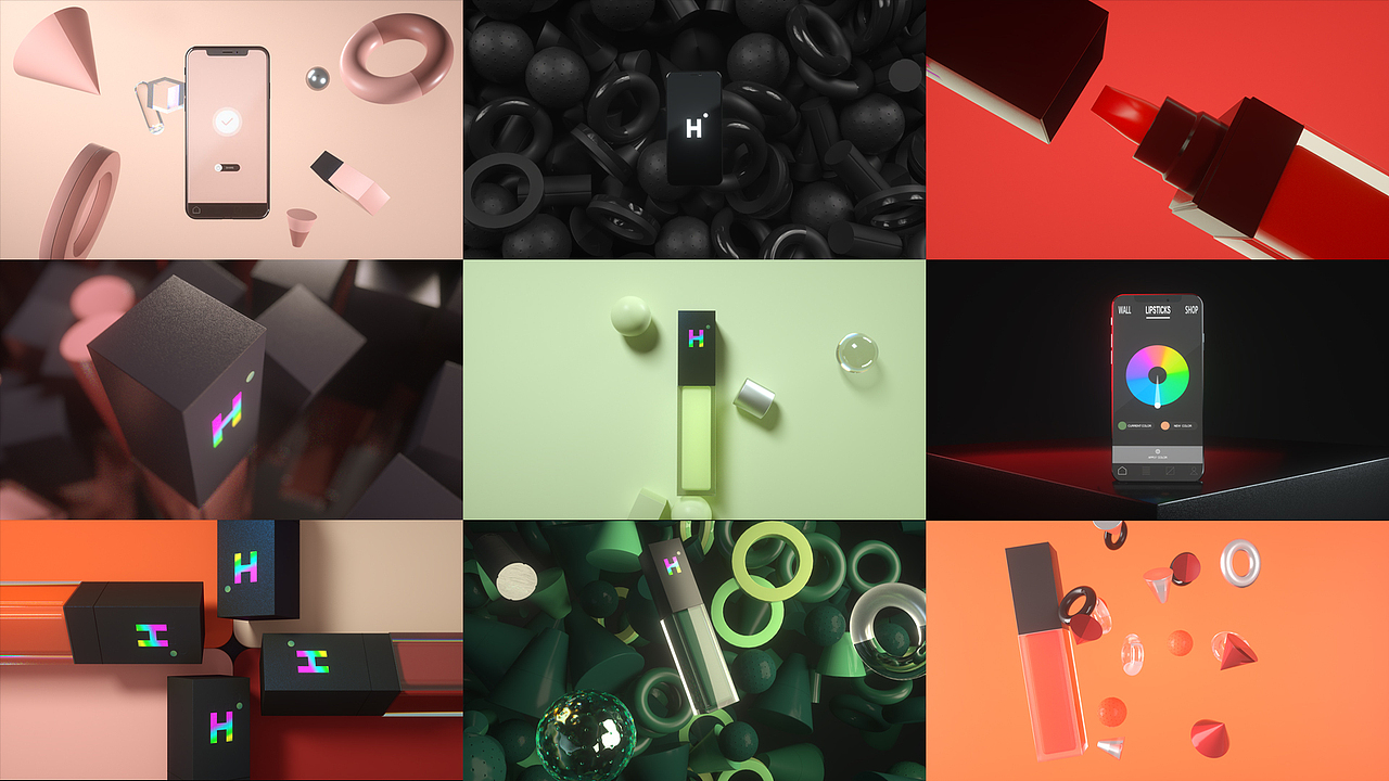 H口红_动效短片（图ZMjkyOTEyMzYw） - 动画/影视 - 站酷设计师九维度原创素材 - 站酷ZCOOL