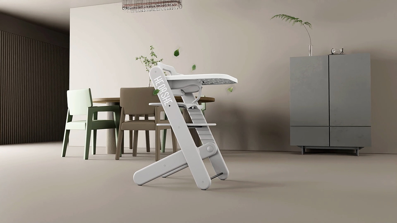 HEORSHE 宝宝餐椅产品动画（图ZMzQ2MDk1NjEy） - 动画/影视 - 站酷设计师L_涌原创素材 - 站酷ZCOOL