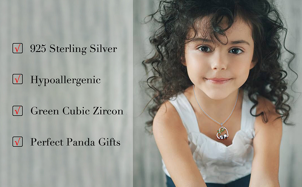 熊猫项链主图和A+