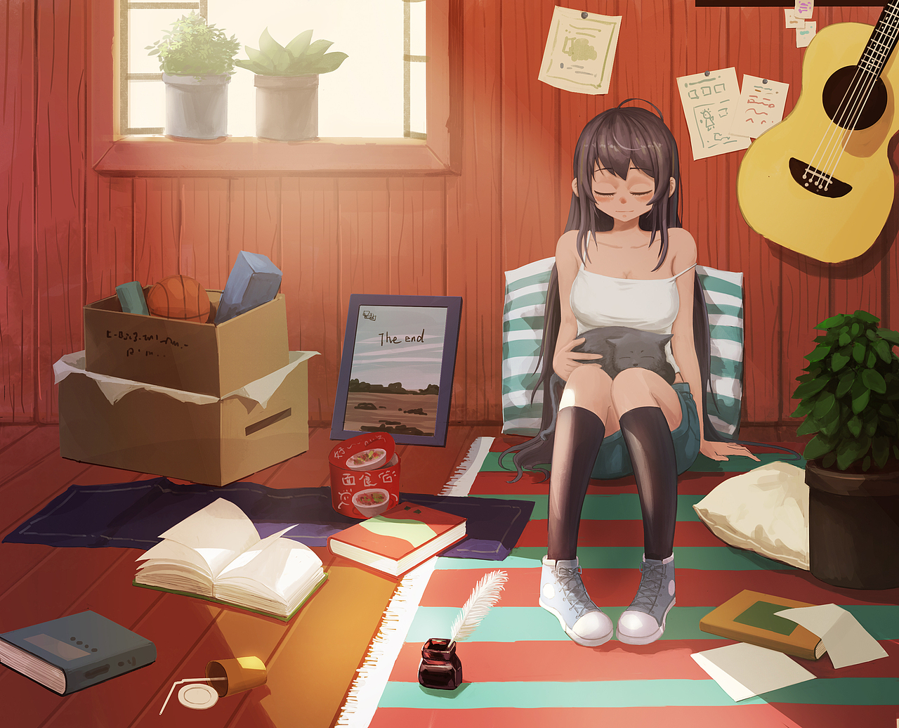 二次元半厚图插画（图ZMzEzMDA2ODg4） - 艺术插画 - 站酷设计师诺米Yang原创素材 - 站酷ZCOOL