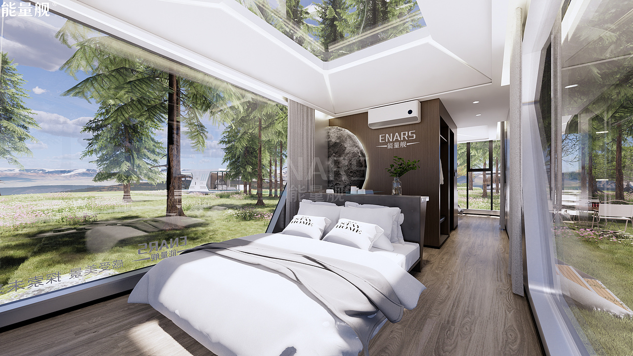 可移动太空舱民宿能量舰EV20：未来之旅的银灰奇迹（图ZMzU0Mjg4MzUy） - 建筑设计 - 站酷设计师HUJI互集原创素材 - 站酷ZCOOL