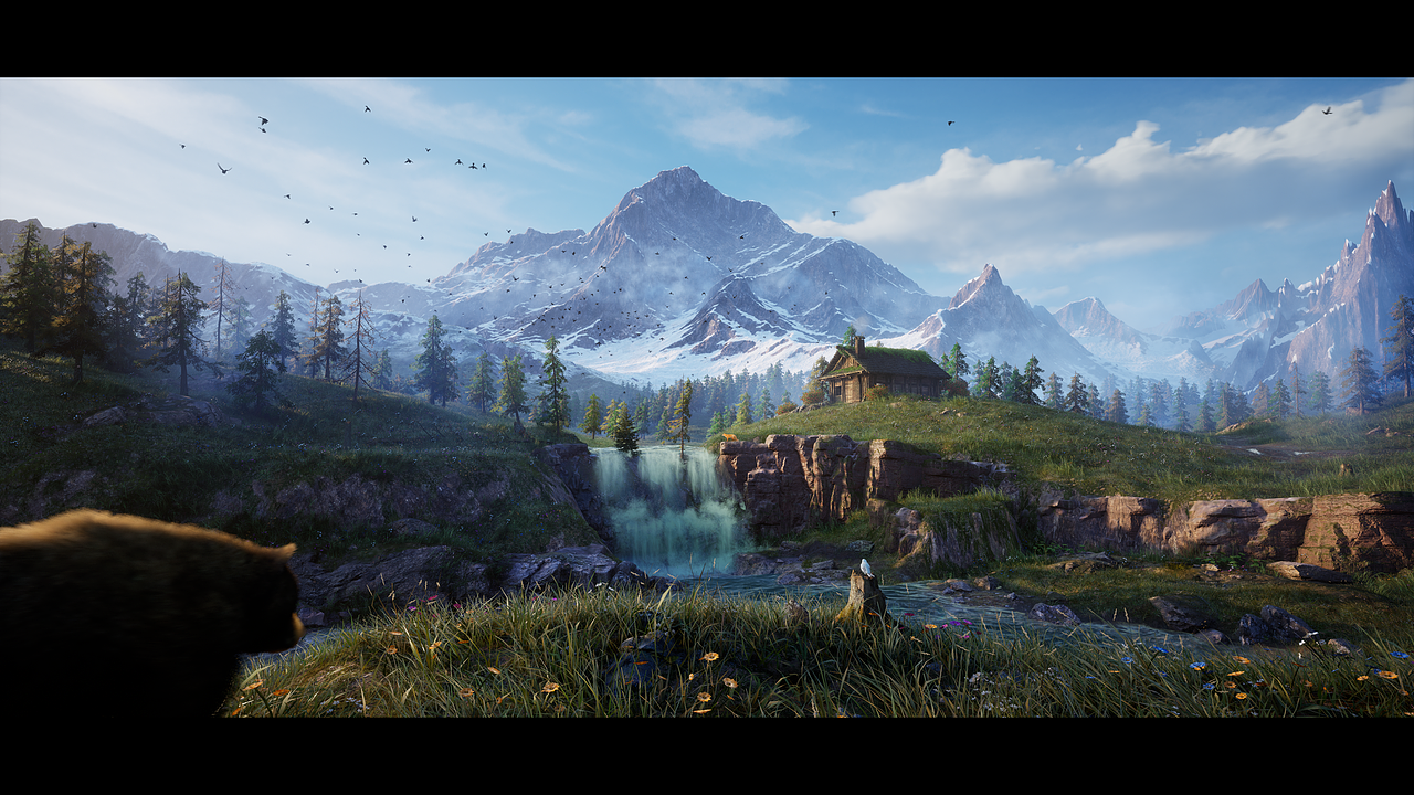 虚幻5制作【林间小屋】CG作品