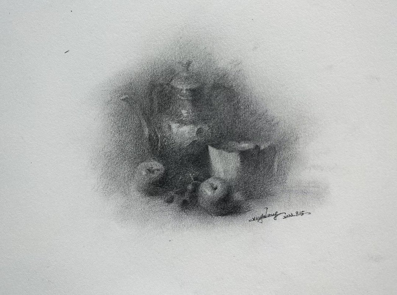 夏宇航素描静物教学范画《静物》（图ZMzU3NTY4MzI4） - 绘画 - 站酷设计师燃动夏日原创素材 - 站酷ZCOOL