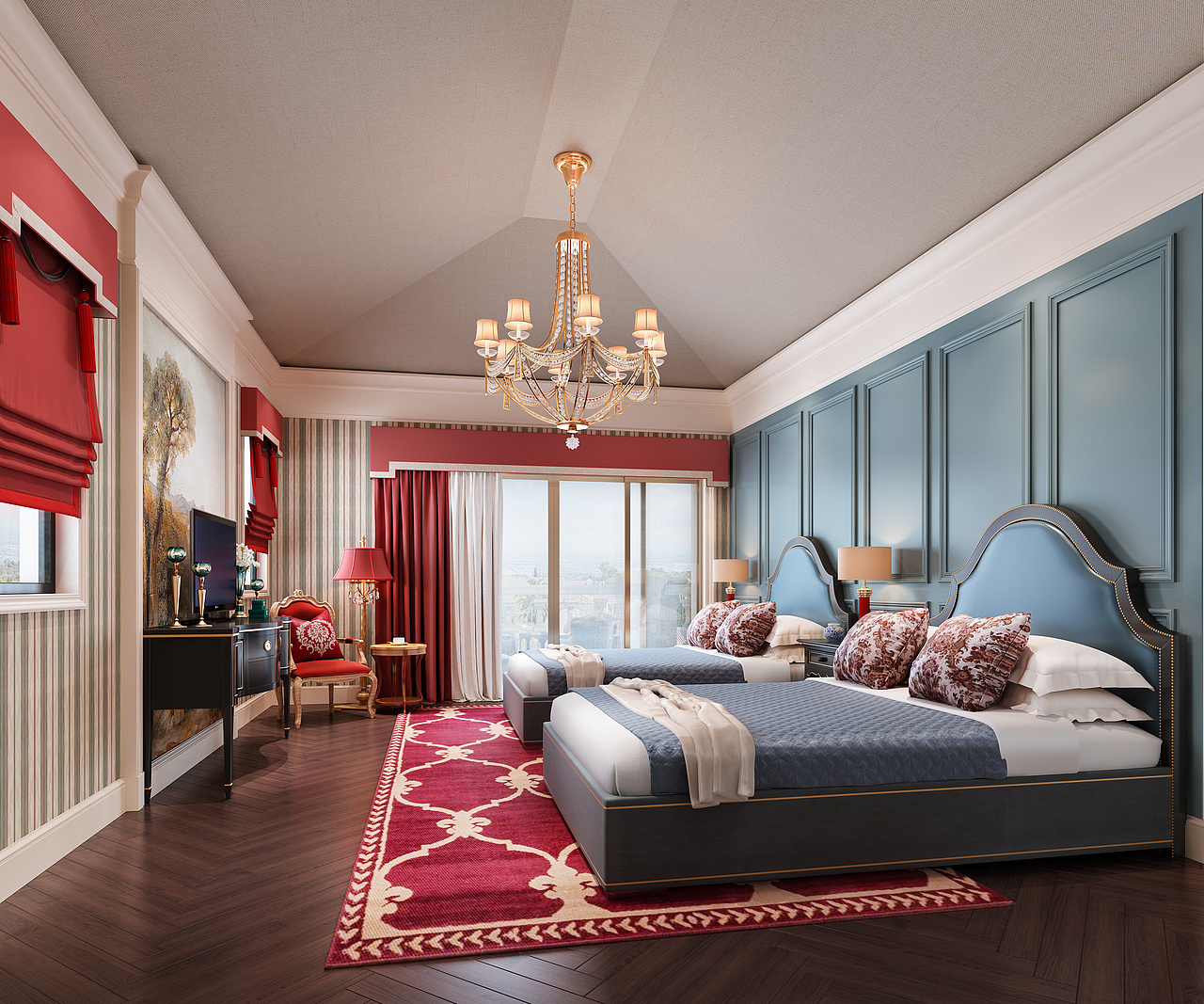 欧式卧室（图ZMzA4NjQ3OTA4） - 建筑/空间 - 站酷设计师An13522181551原创素材 - 站酷ZCOOL