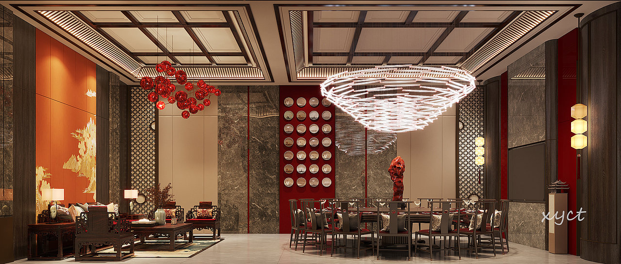 新中式包厢|静谧雅致