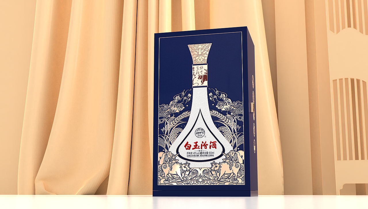 白玉汾酒（图ZMzYwMDY1NTY4） - 包装 - 站酷设计师严嗲原创素材 - 站酷ZCOOL
