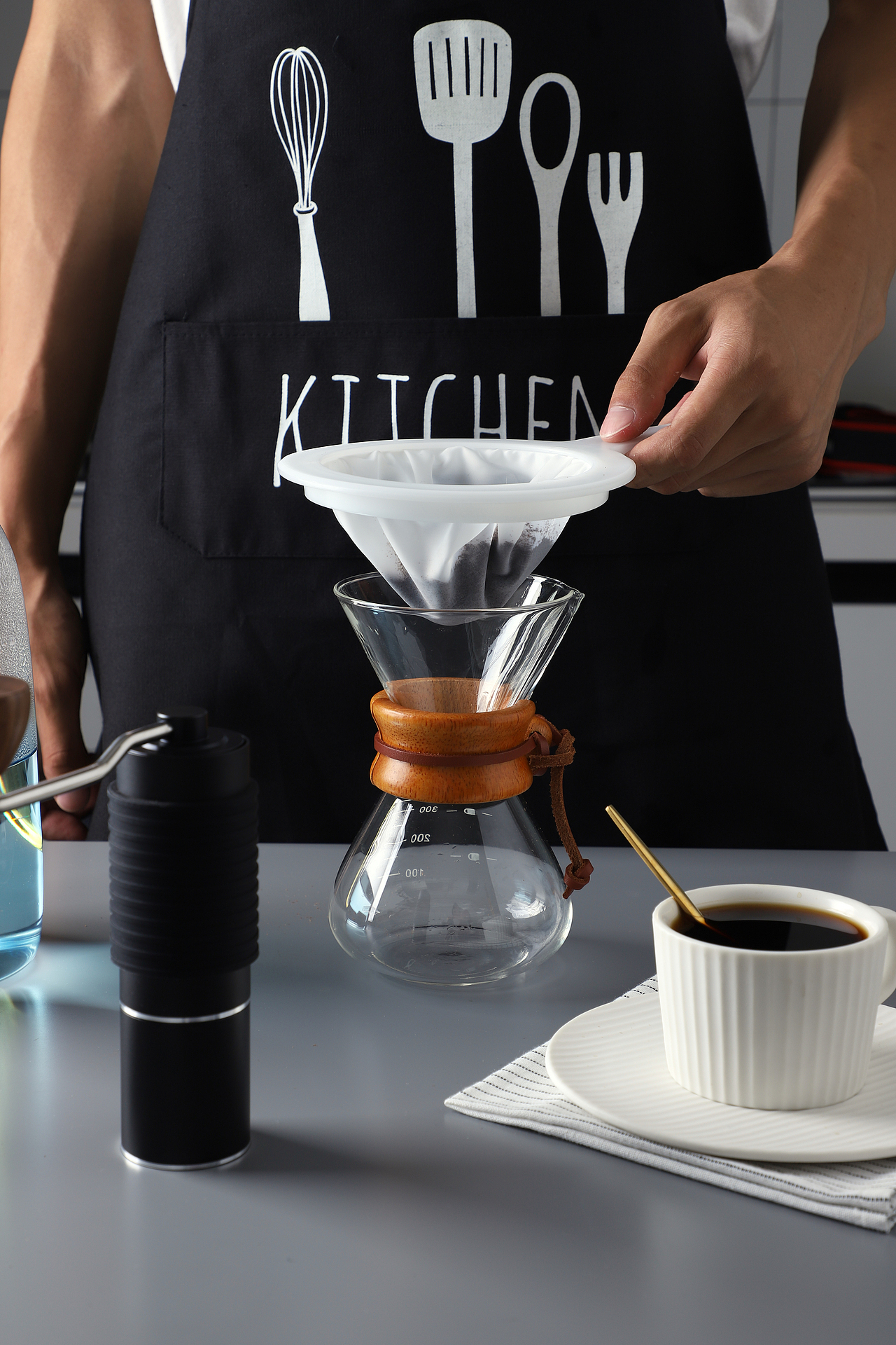 过滤网の静物拍摄