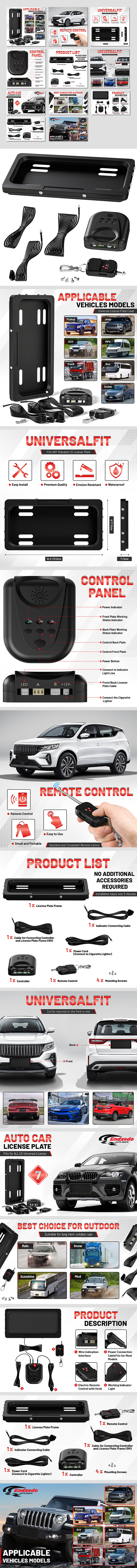 亚马逊/汽配零件/电动车牌架套装（图ZMzQ3ODkzNTk2） - 电商 - 站酷设计师VELORA_Studio原创素材 - 站酷ZCOOL