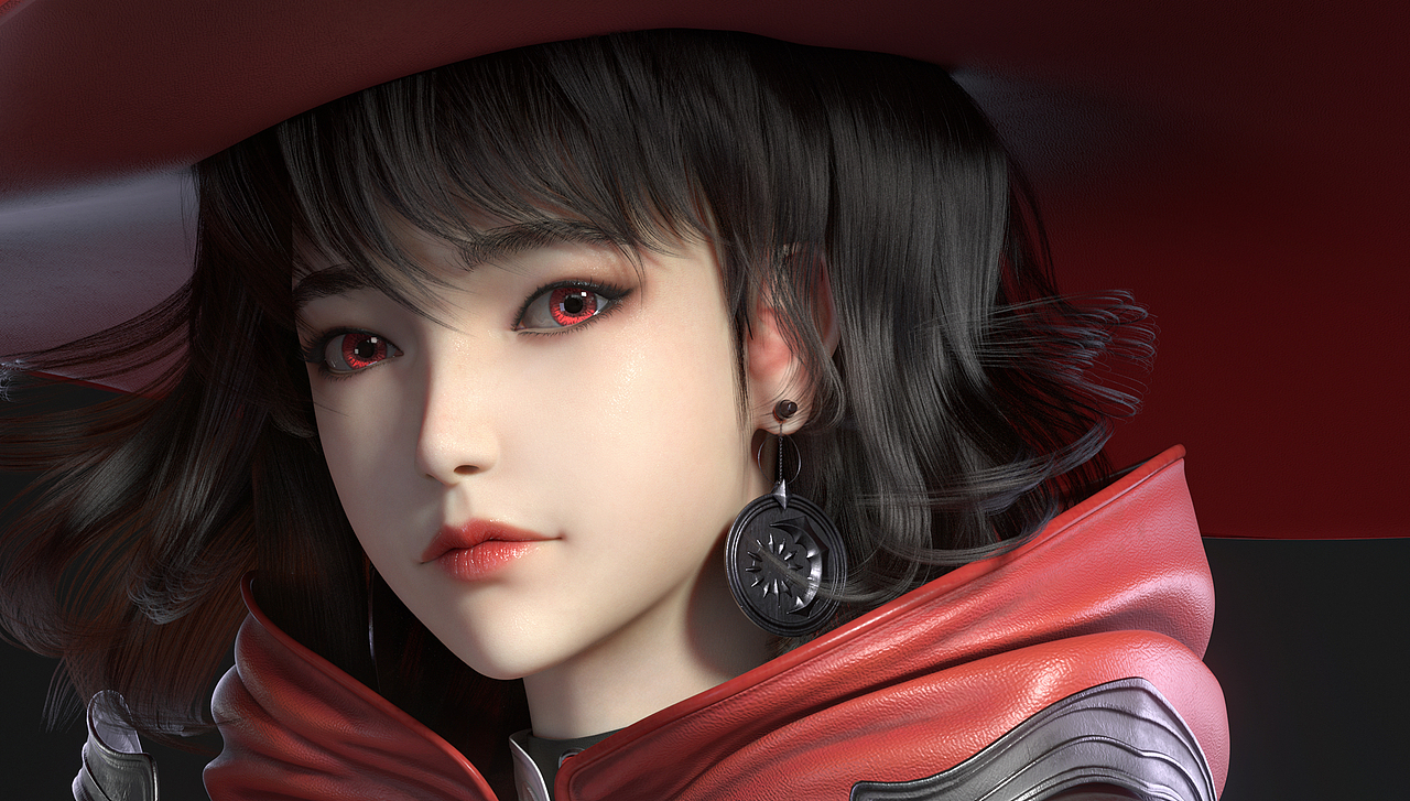 三维角色 - 红魔法师