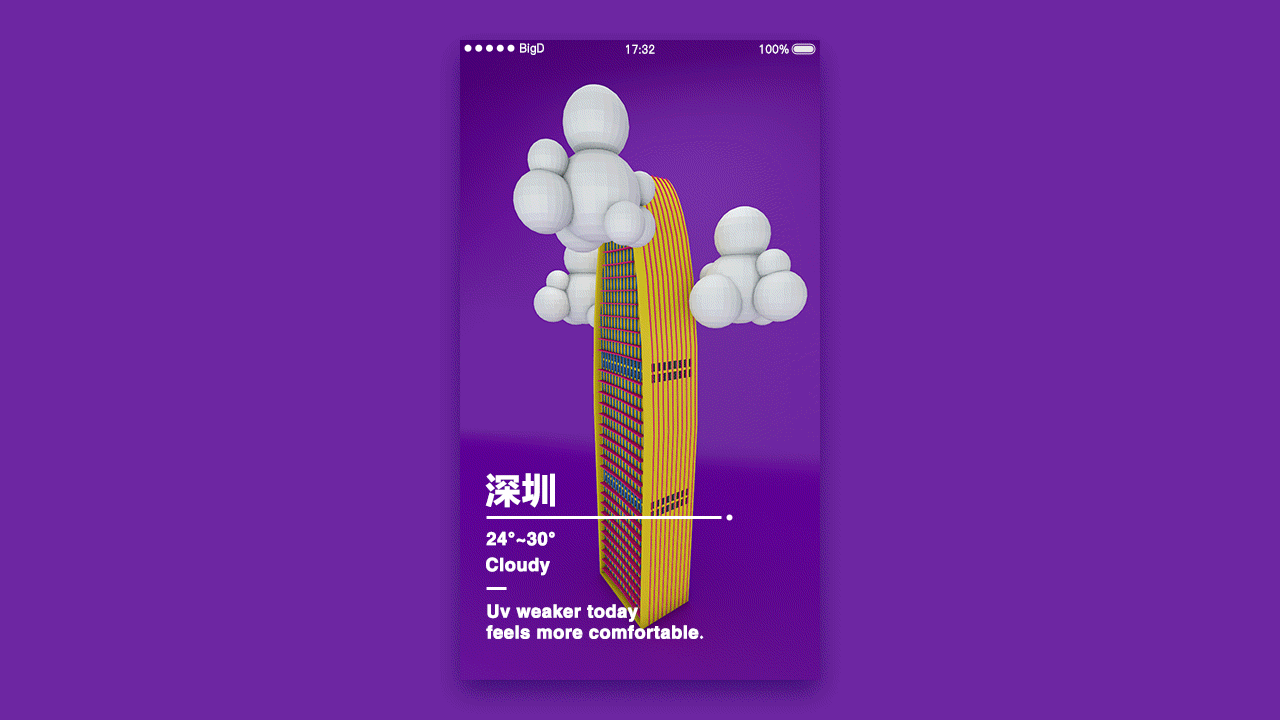 微观天气（图ZNzAwOTg3NzY=） - APP界面 - 站酷设计师张展玮原创素材 - 站酷ZCOOL