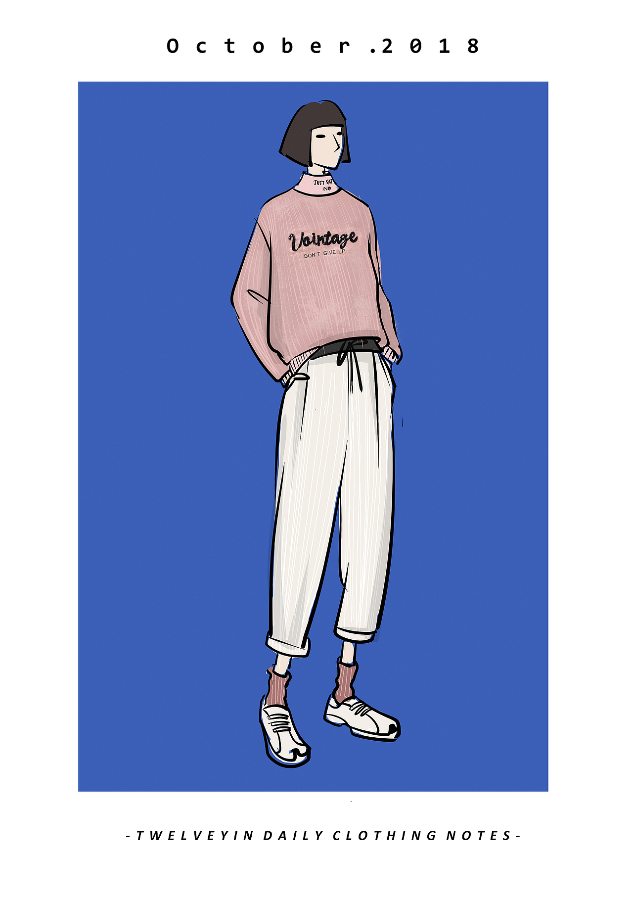 分享短暫秋季手繪日著穿搭（圖ZMTMyOTQ2MjU2） - 新銳潮流插畫 - 站酷設(shè)計(jì)師尹拾貳原創(chuàng)素材 - 站酷ZCOOL