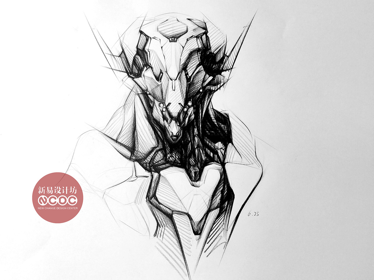 工业设计手绘工业设计手绘彩铅精致表达