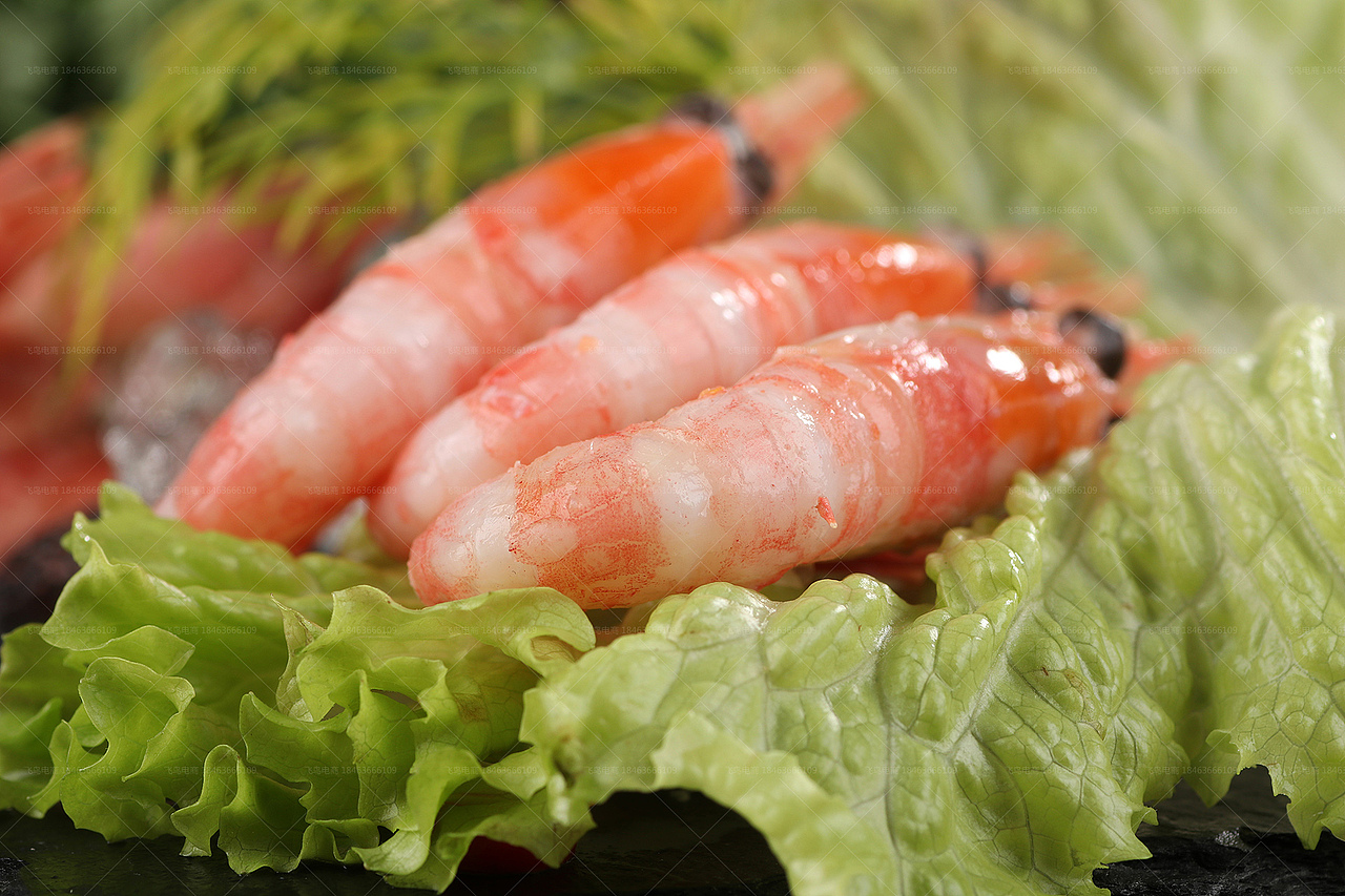 北极甜虾丨生鲜海产品拍摄丨飞鸟电商