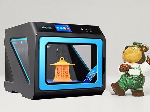 创意3D打印机详情页设计
