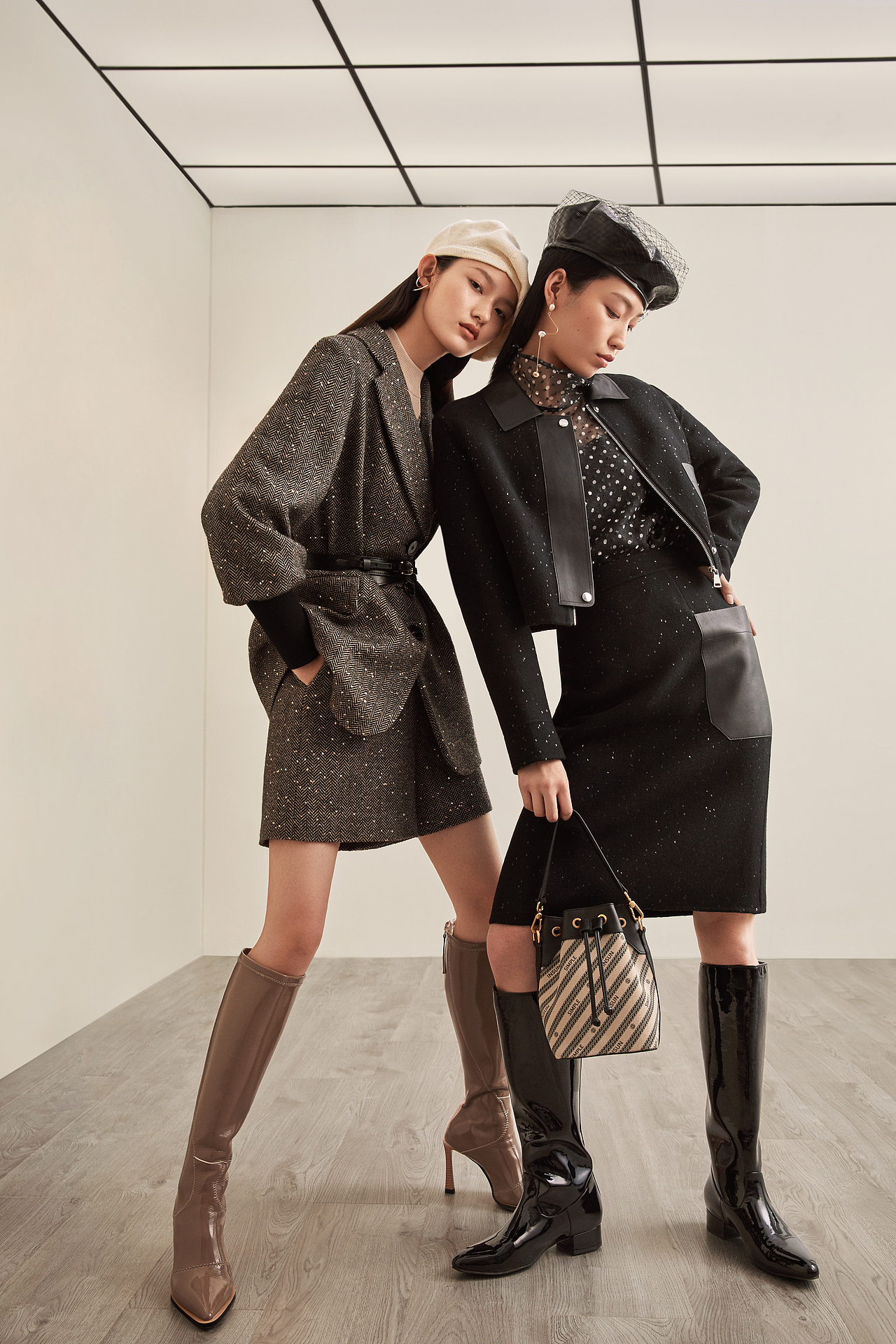 服装摄影后期/Floating in the City