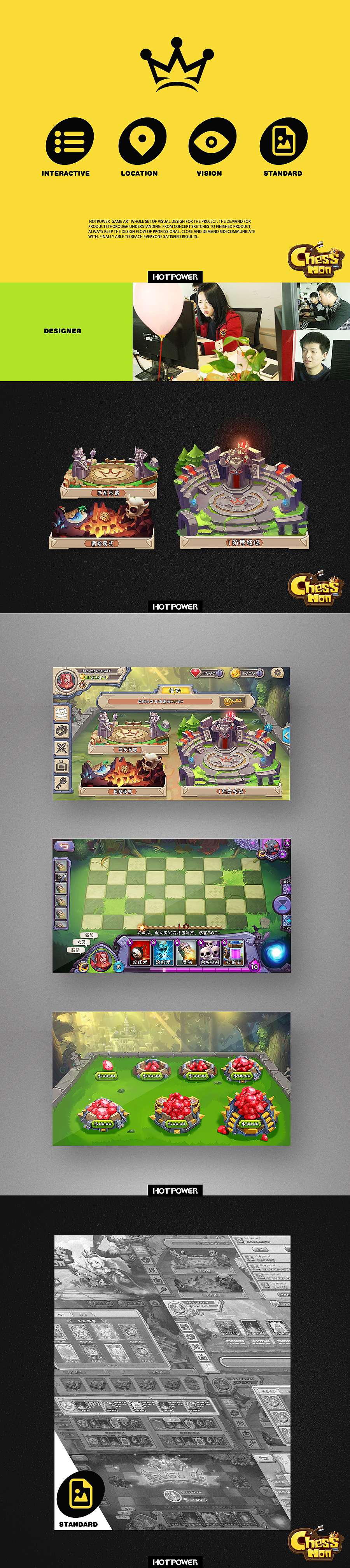 CHESS MON 项目总结（图ZNjgzNjEyNjQ=） - 游戏UI - 站酷设计师hotpower原创素材 - 站酷ZCOOL
