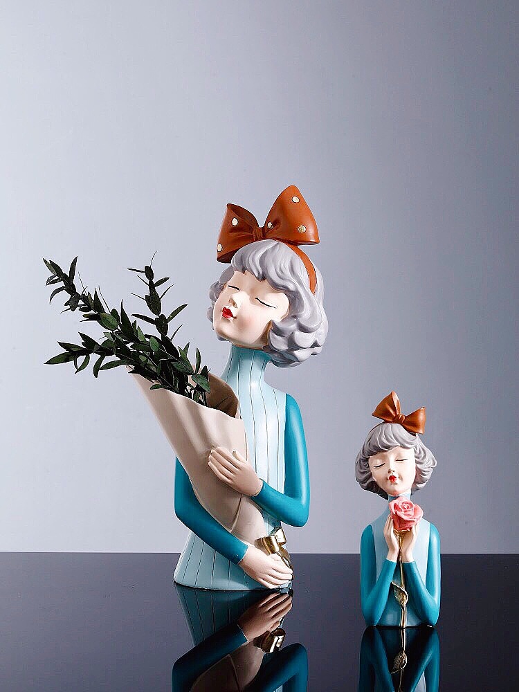 捧花女孩摆件#静物拍摄|家居装饰品产品拍摄（图ZMjIwMzM1MTg0） - 产品摄影 - 站酷设计师我丑i原创素材 - 站酷ZCOOL