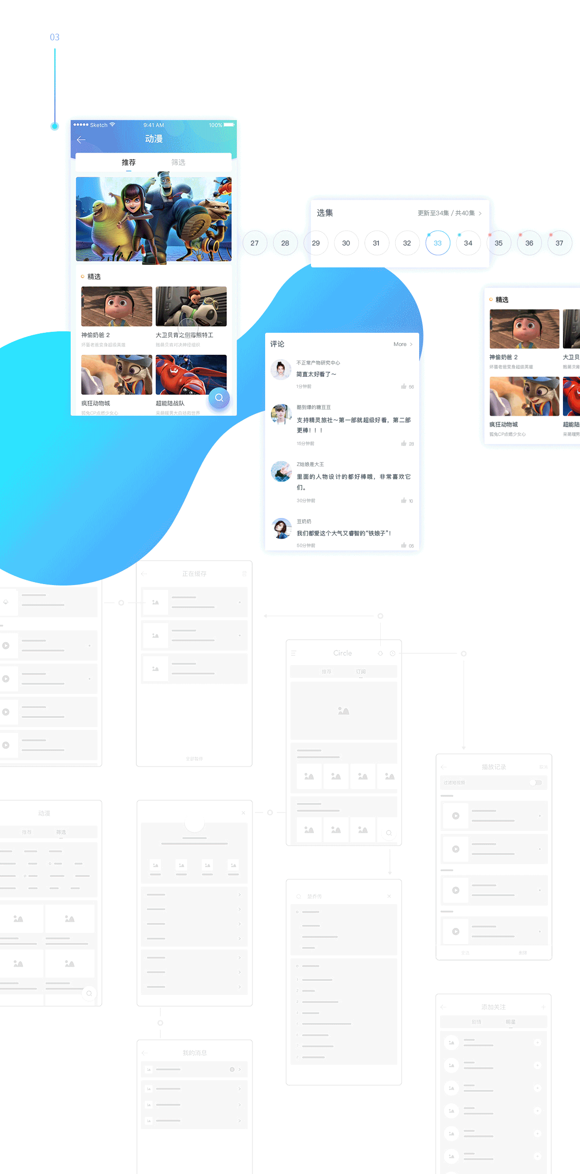 Circle_視頻（圖ZODUzMjQzMTY=） - APP界面 - 站酷設計師趙小兔006原創(chuàng)素材 - 站酷ZCOOL