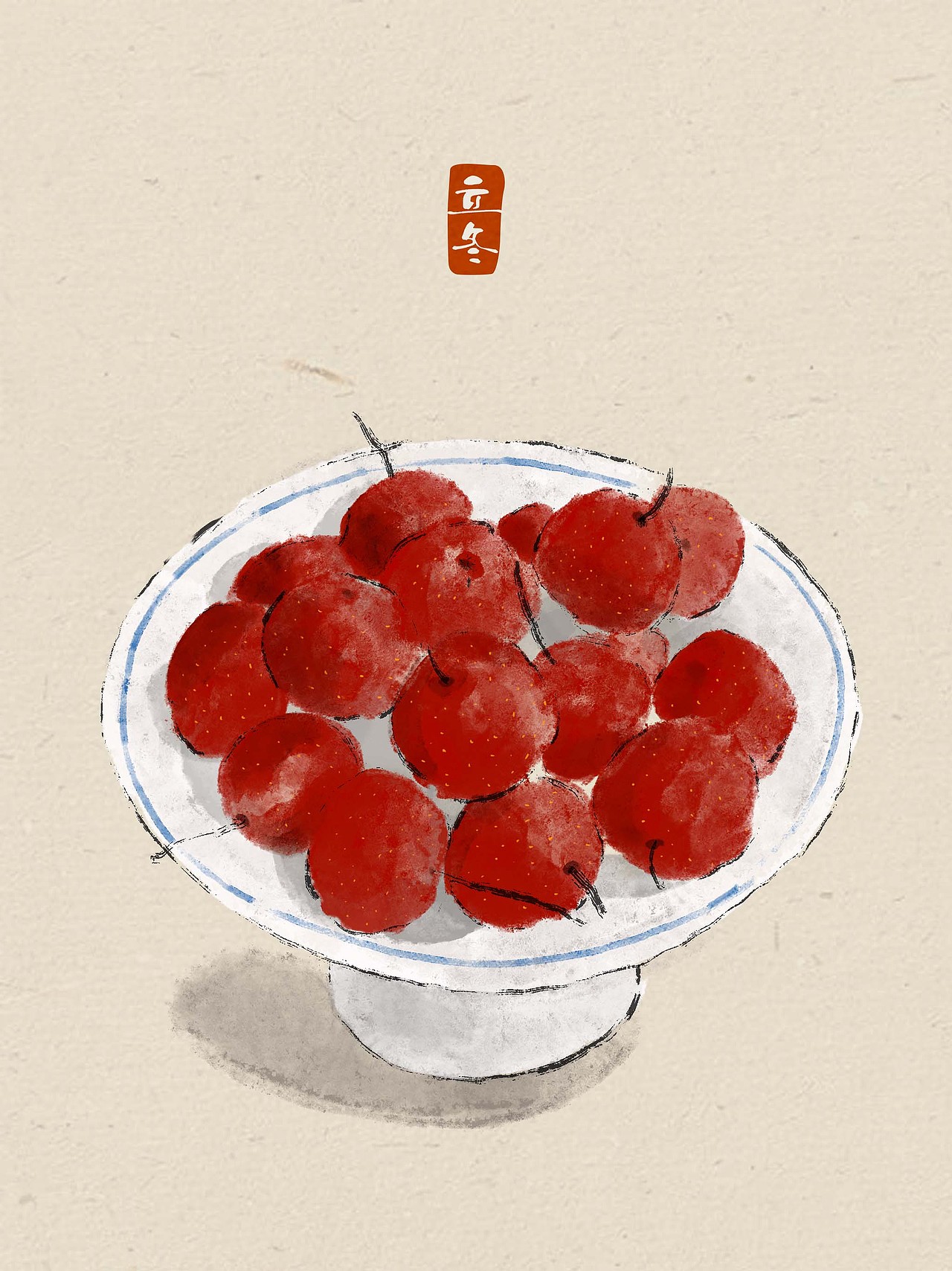 二十四节气中国风插画(完整版)
