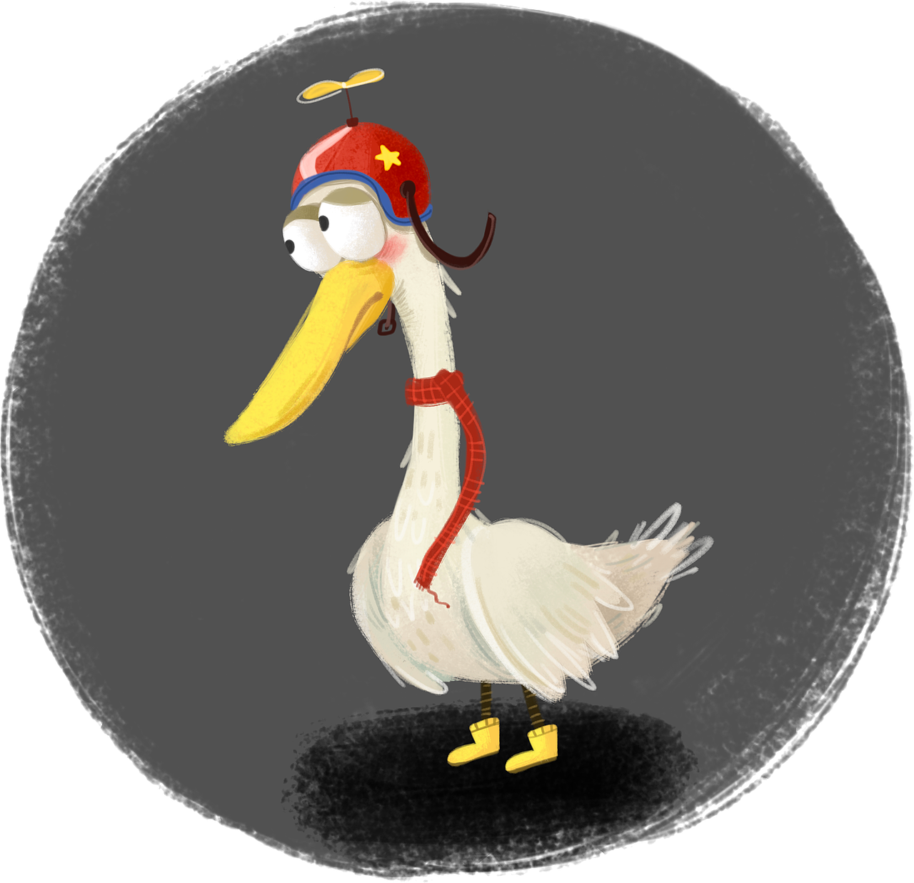 快樂鴨（圖ZMjg1MTkxNzYw） - 兒童插畫 - 站酷設計師爬行的胖鳥兒原創(chuàng)素材 - 站酷ZCOOL