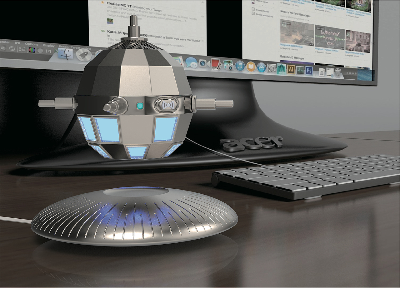 东方红磁悬浮1号音响（图ZMjkwNTYxNzky） - 电子产品 - 站酷设计师xianphi原创素材 - 站酷ZCOOL