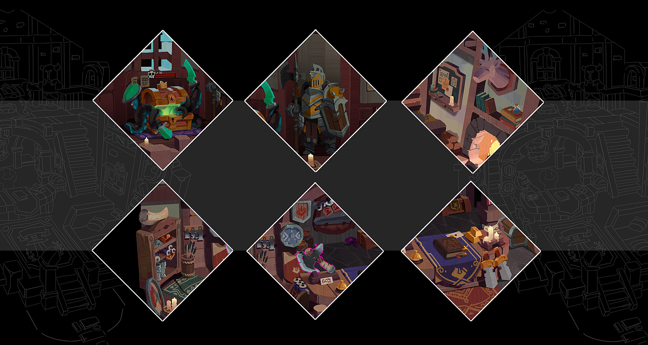 q版装备商店|插画|游戏原画|小狼煎堆_原创作品-站酷(zcool)