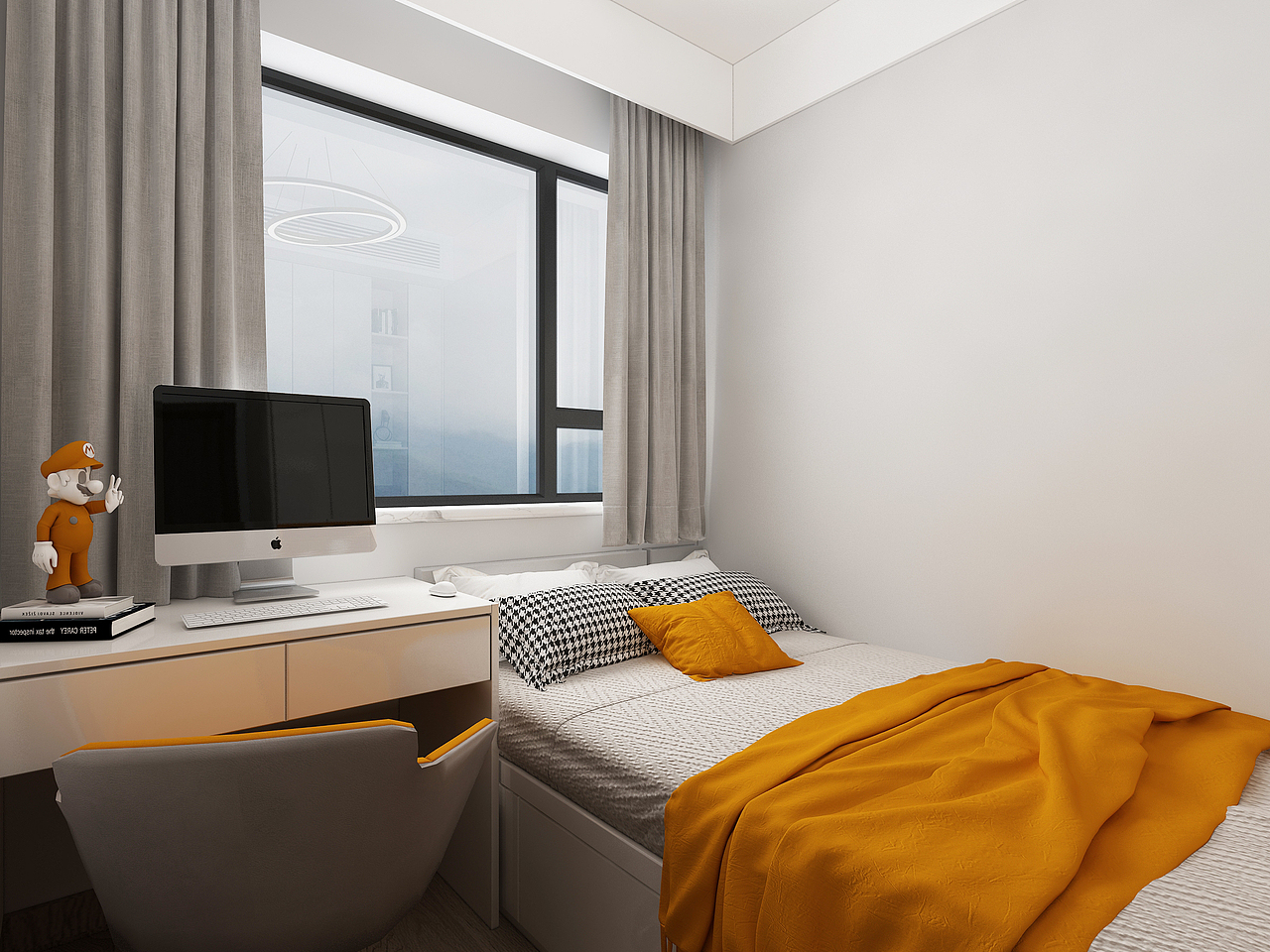 济南万泰装饰鲁能泰山七号147平现代简约风格案例