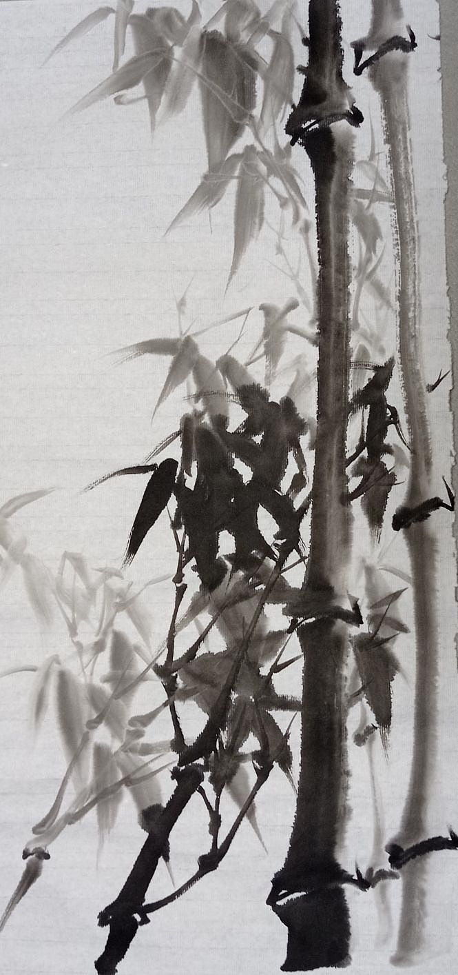 大写意墨竹-风、晴、雨、露（图ZMzE1NTkxNzYw） - 绘画 - 站酷设计师森三牧竹原创素材 - 站酷ZCOOL