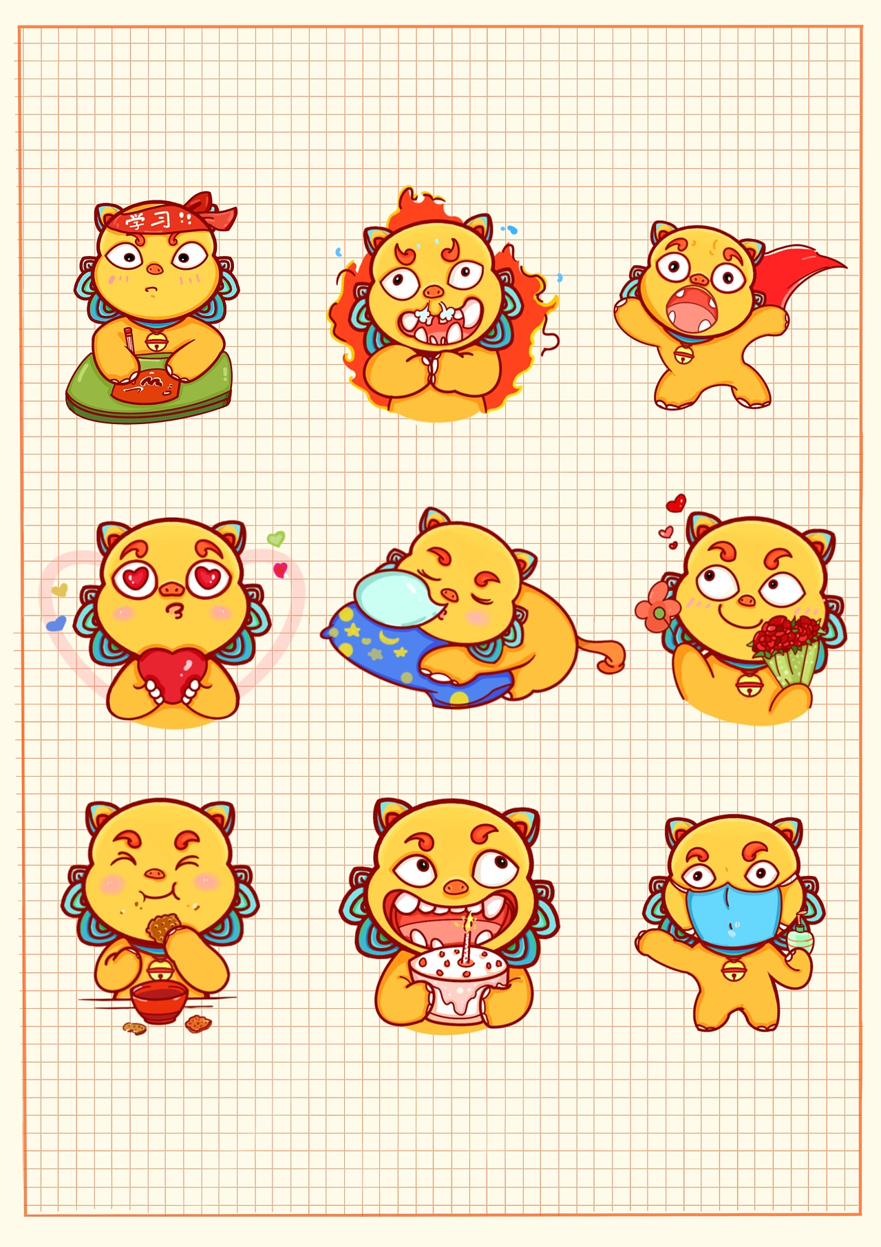 IP设计（图ZMjg3NzQ1Njc2） - IP形象 - 站酷设计师wow拖沓李天王原创素材 - 站酷ZCOOL