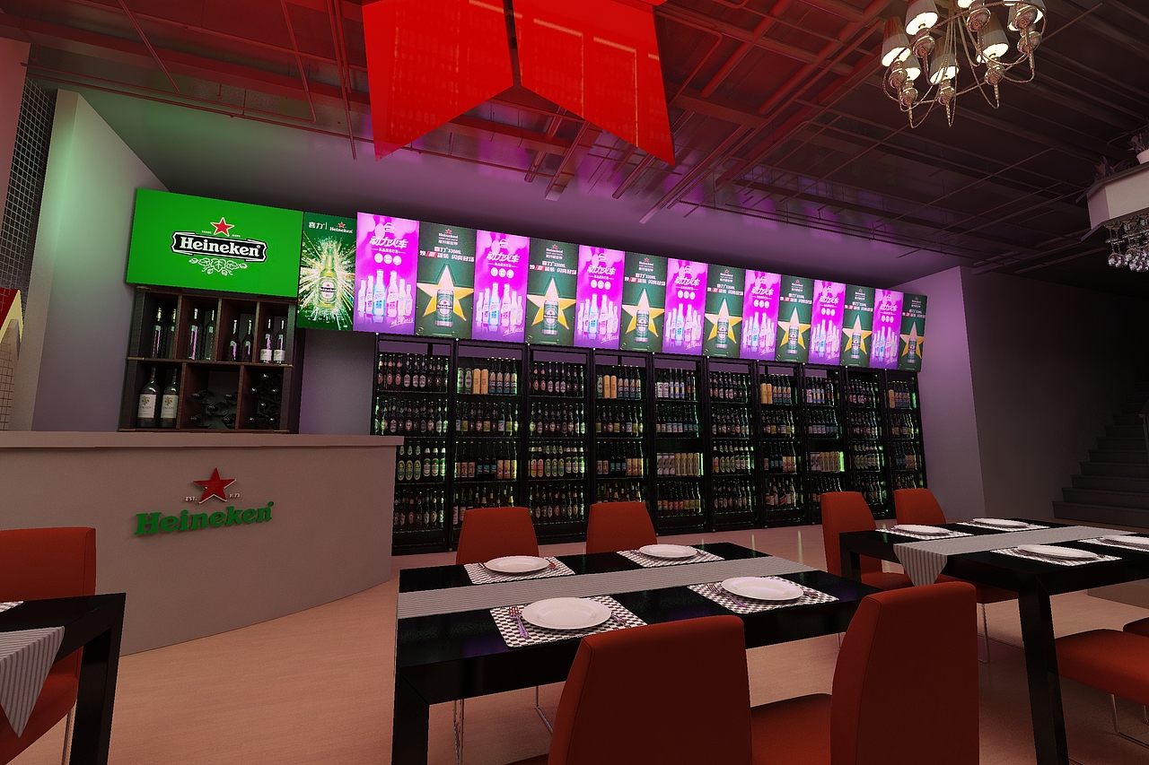 雪花啤酒夜市漫游效果图（图ZMjgzMDUxNTEy） - 展陈设计 - 站酷设计师鑫佰汇广告设计原创素材 - 站酷ZCOOL