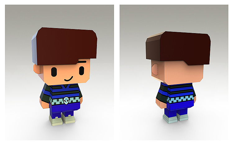 生活大爆炸_纸模型设计（图ZMTM2MTAwNTgw） - 其他手工艺 - 站酷设计师纸模设计师JENTC原创素材 - 站酷ZCOOL