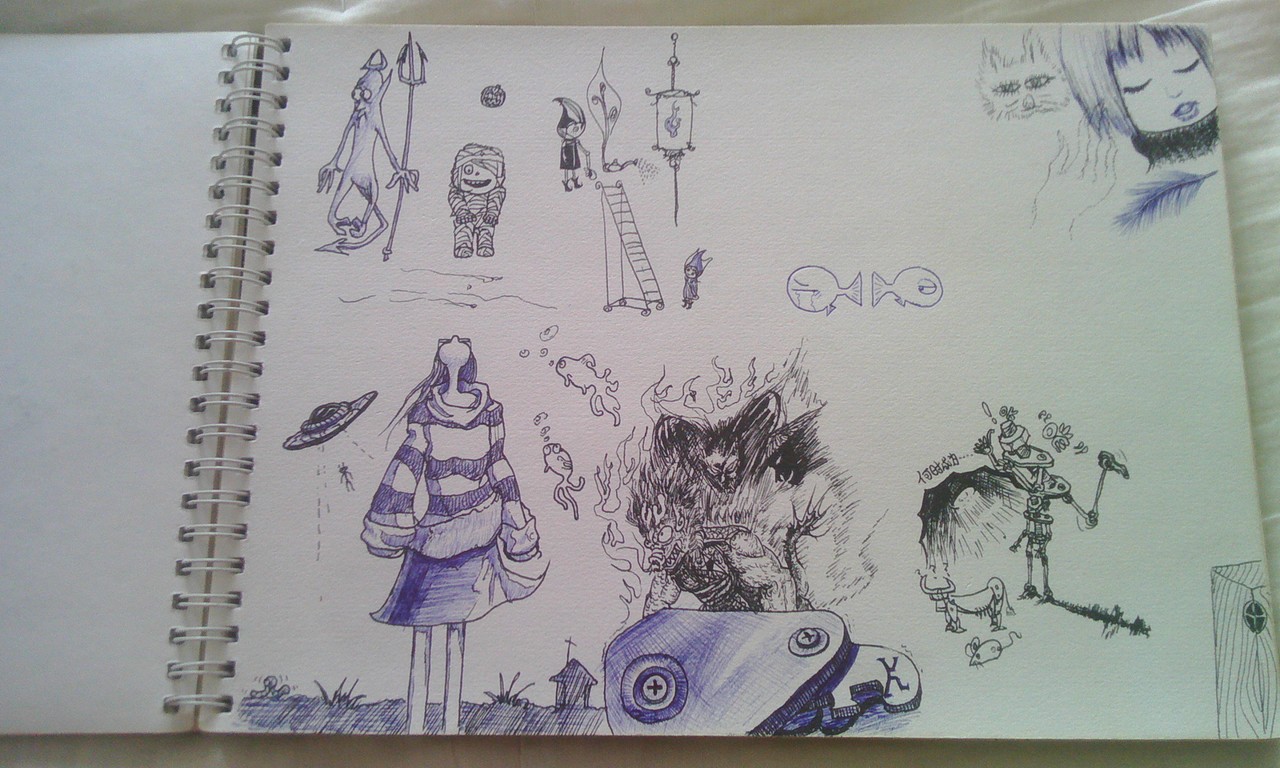 自己的04年—09年的本子,画满了快乐和悲伤~~~~~~