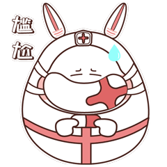 战疫---兔宝动态表情包设计（图ZMjA3MzIyMTc2） - IP形象 - 站酷设计师黄小亦原创素材 - 站酷ZCOOL