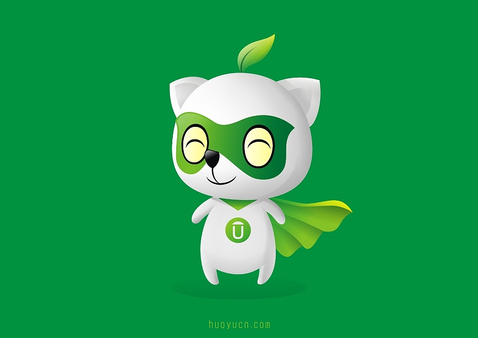 有机侠卡通形象设计