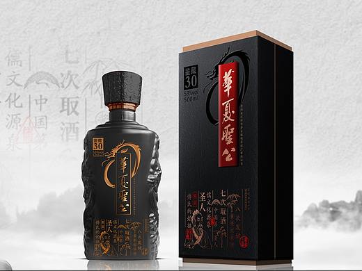 白酒包装设计 华夏圣公