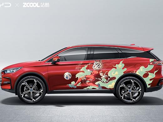 站酷x比亚迪 王者之势（个人主页-ZNTc4OTk2MTY=） - 图案 - 站酷设计师义可yike原创素材 - 站酷ZCOOL