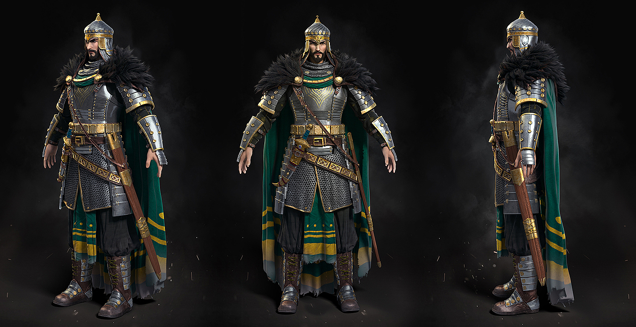 为游戏——苏丹的复仇制作的三维美宣和游戏宣传CG角色