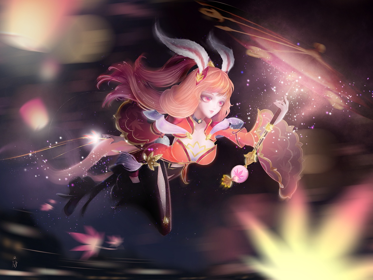 王者荣耀,公孙离,同人插画