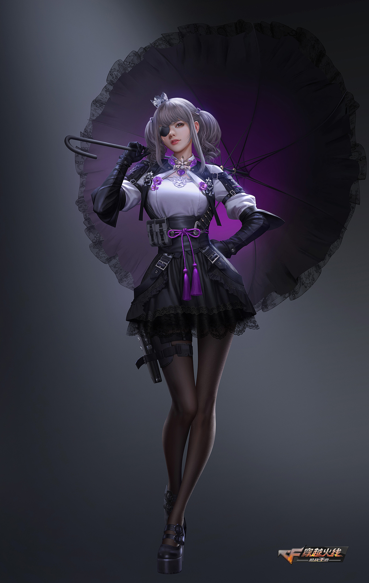 为游戏《穿越火线》创作的角色立绘